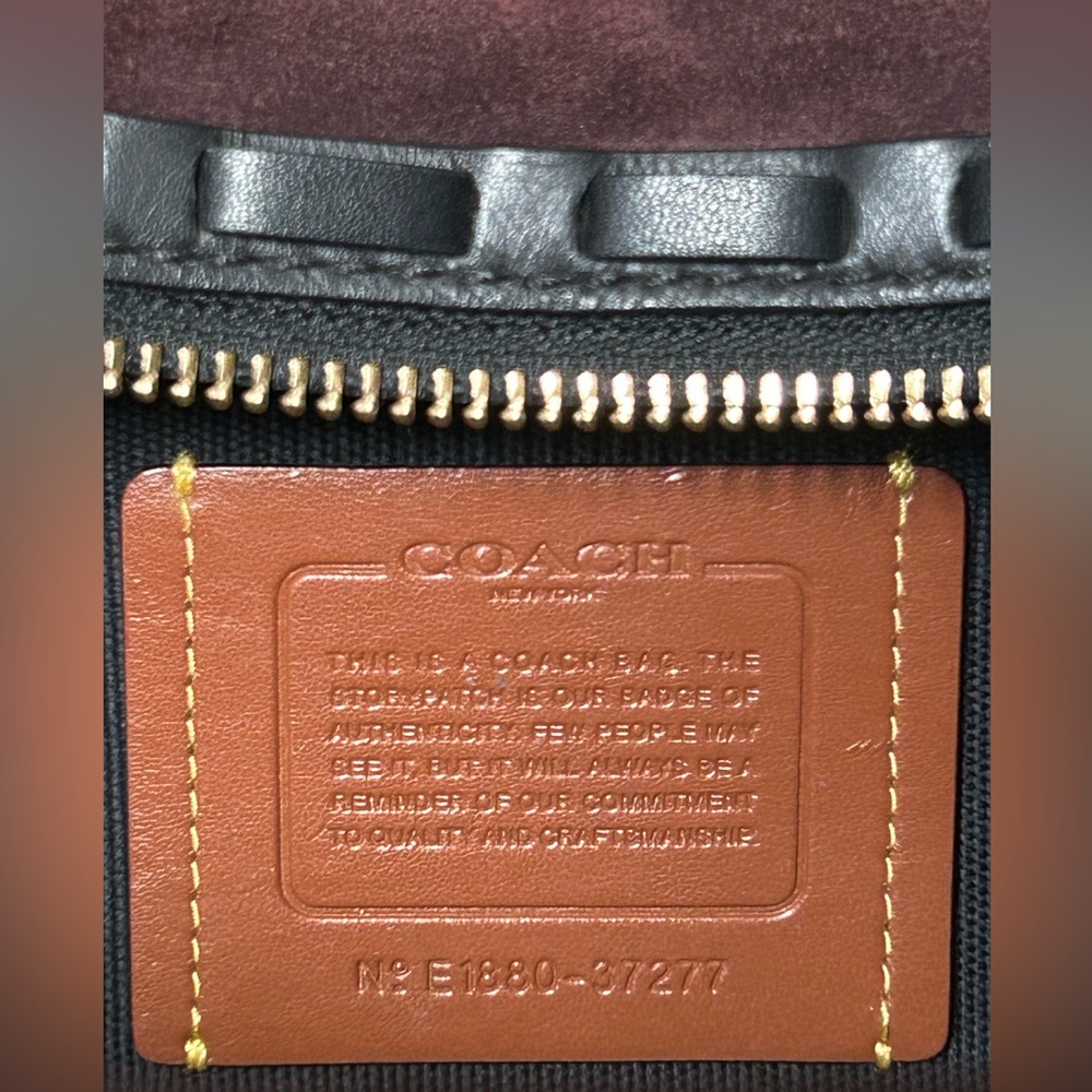 COACH Dreamer 34 Whipstitch Shoulder Bag - Picture 16 of 17